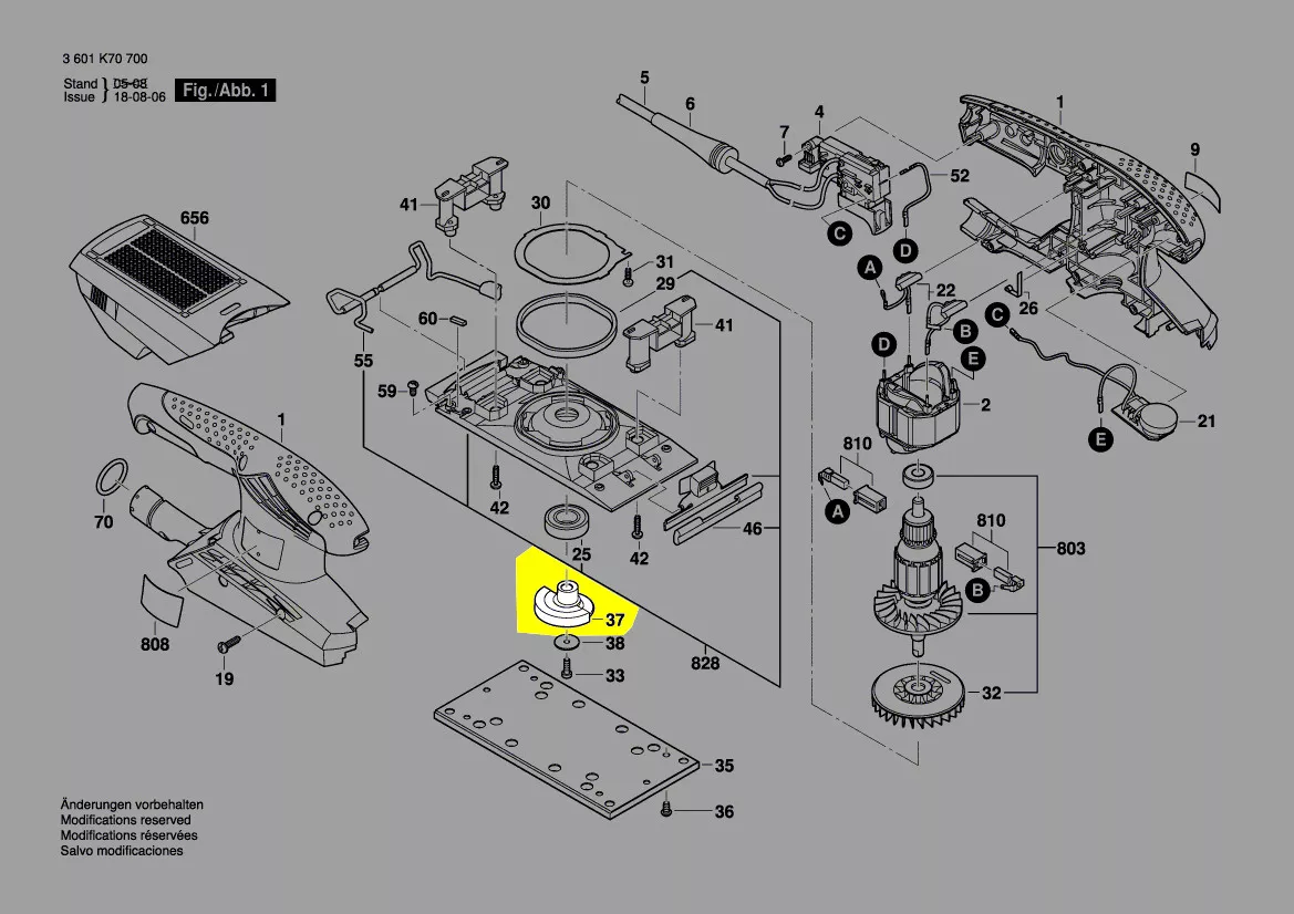 contre-poids réf. 2 609 110 405 Bosch